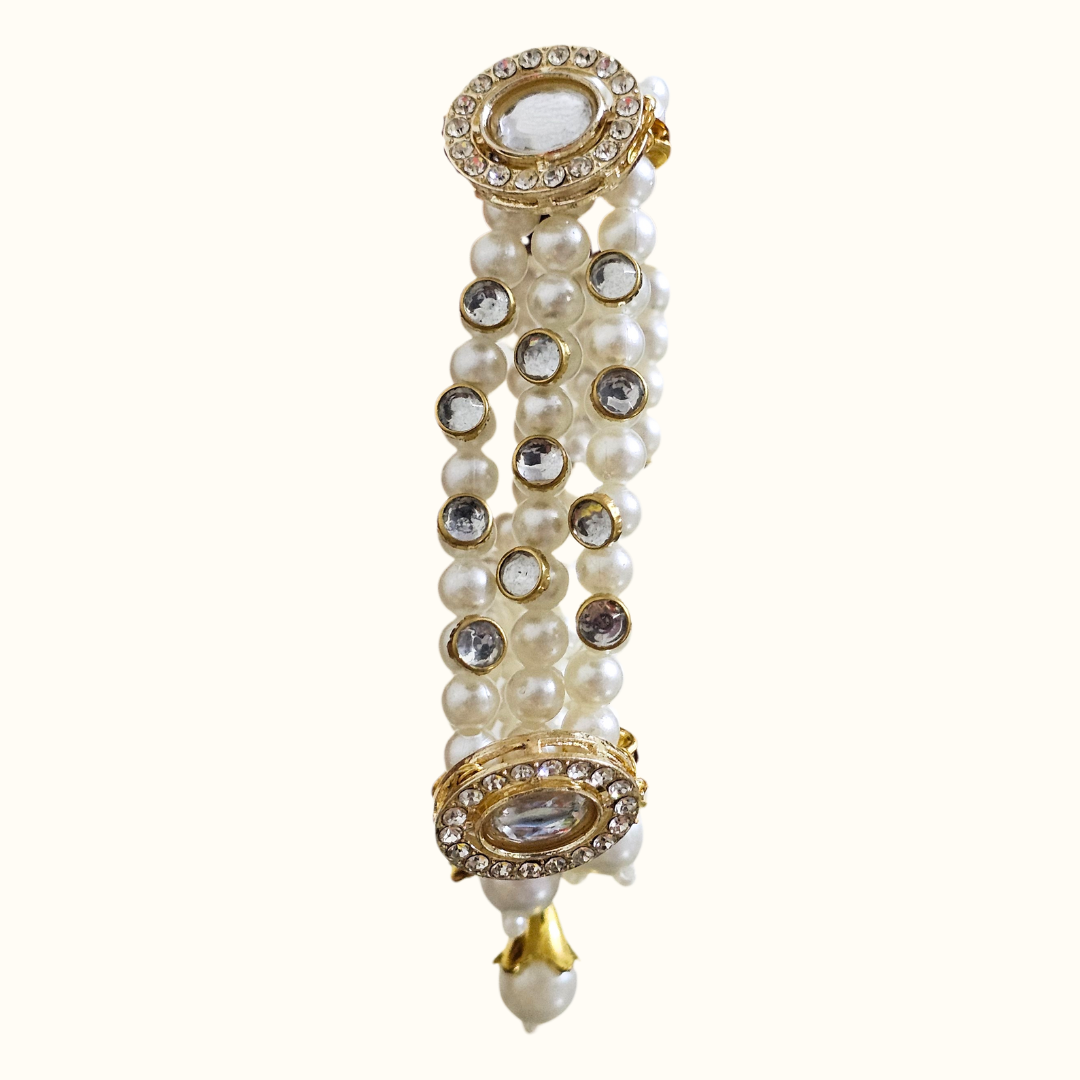 Pearl Stretch Bangle Bracelet for Sisters