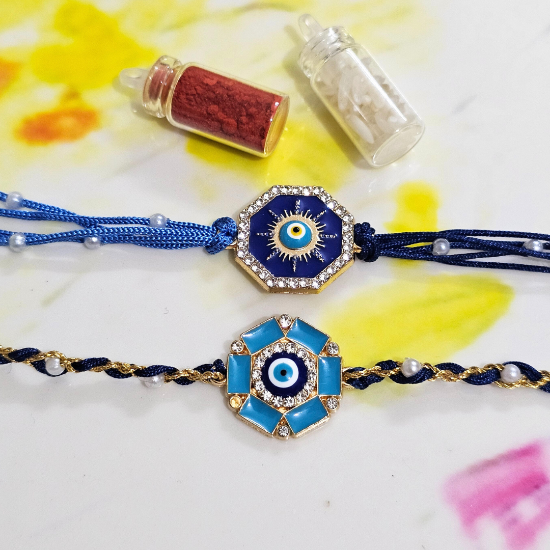 Nazar Adorned Rakhi for Bhai
