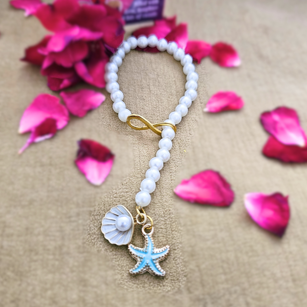 Ocean Lovers Bracelet Rakhi with Infinite Love for Sisters