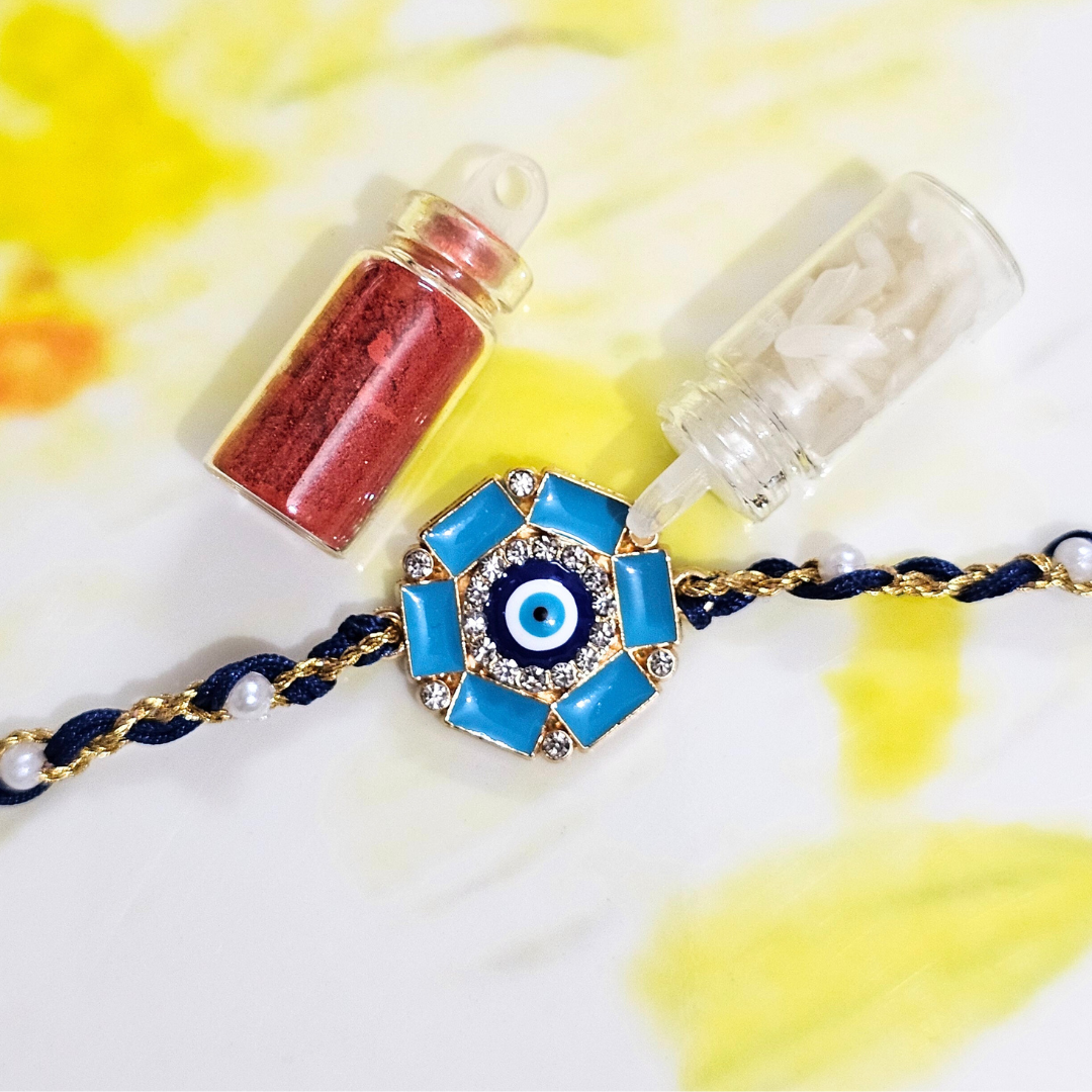 Nazar Adorned Rakhi for Bhai