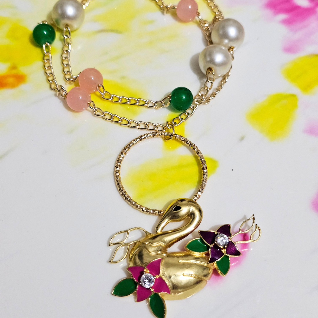 Swan Rakhi Bracelet for Sisters