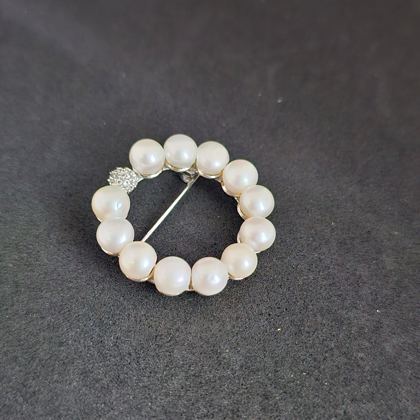 Pearly Glitz Brooch
