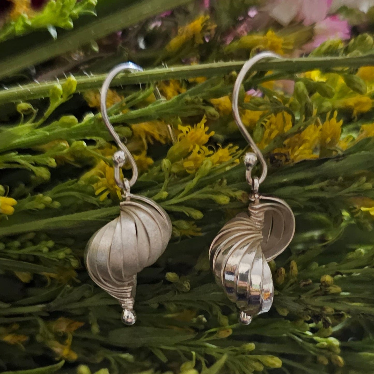 Sassy Sea Shell Dangle Earrings