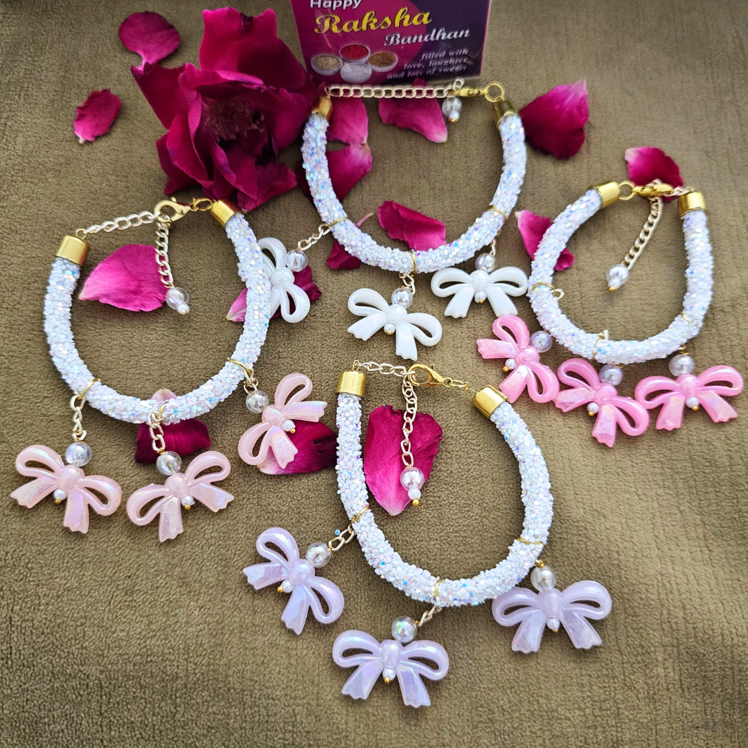 Bow Bracelet Rakhi for Girls