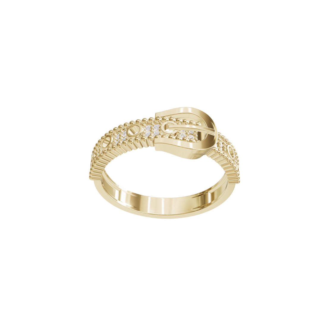 Naata Ring - Belt-Inspired Statement Ring