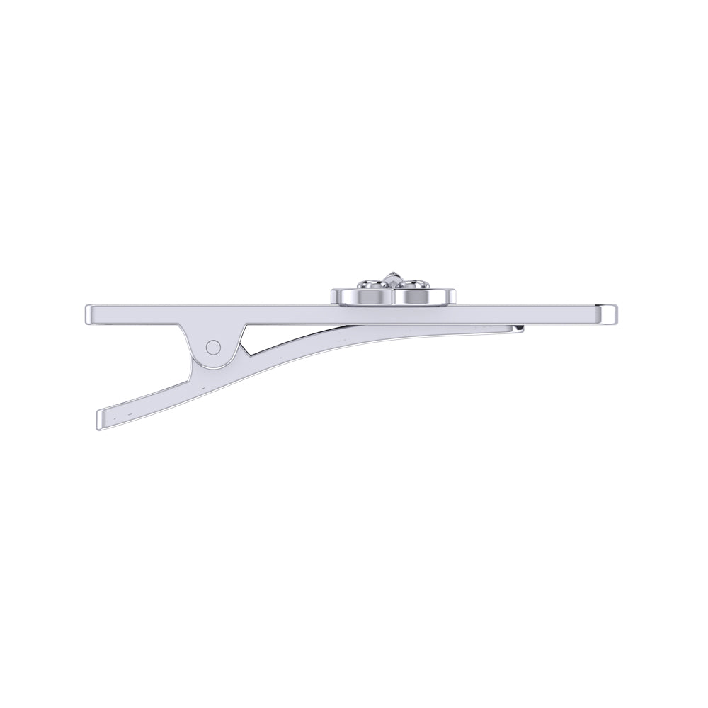 Shield Tie Pin in 925 Silver