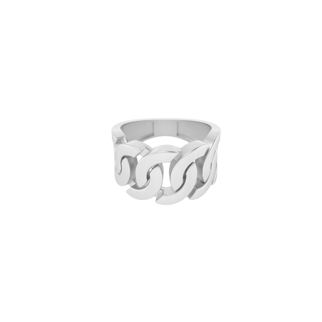Silver Shrinkhala Chain Ring for Women & Men