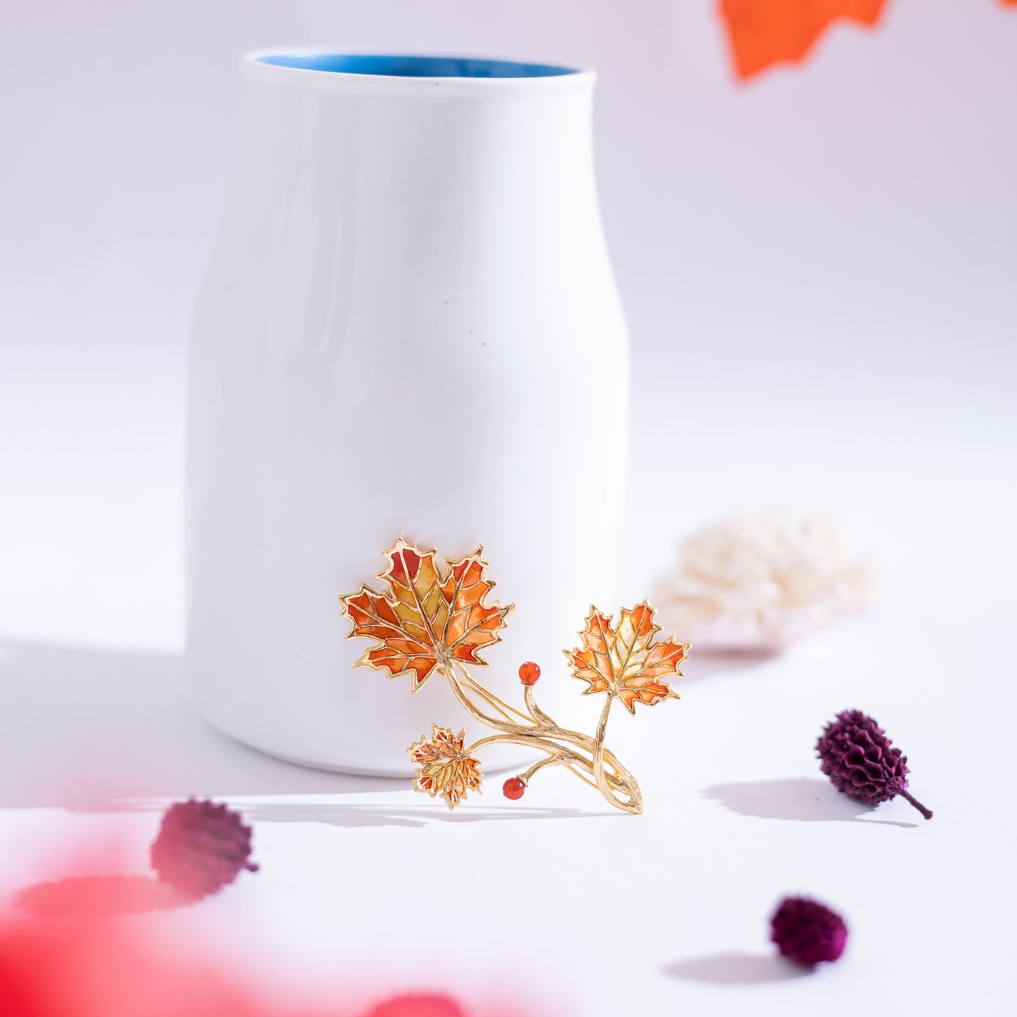 Maple Leaves Hairclip