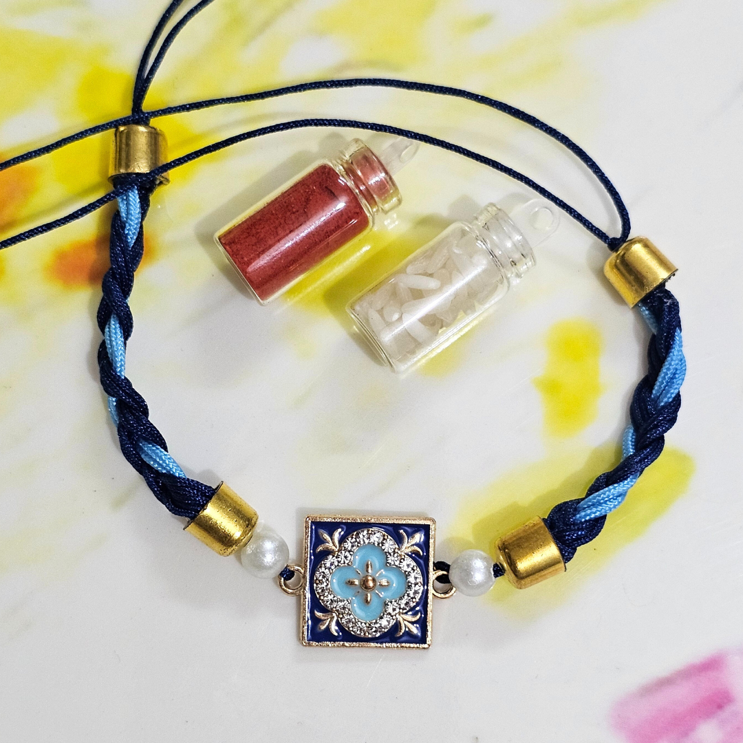 Square Colorful Bhai Rakhi