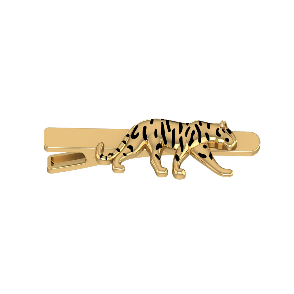 Tiger Vibes Tie Clip in 925 Silver