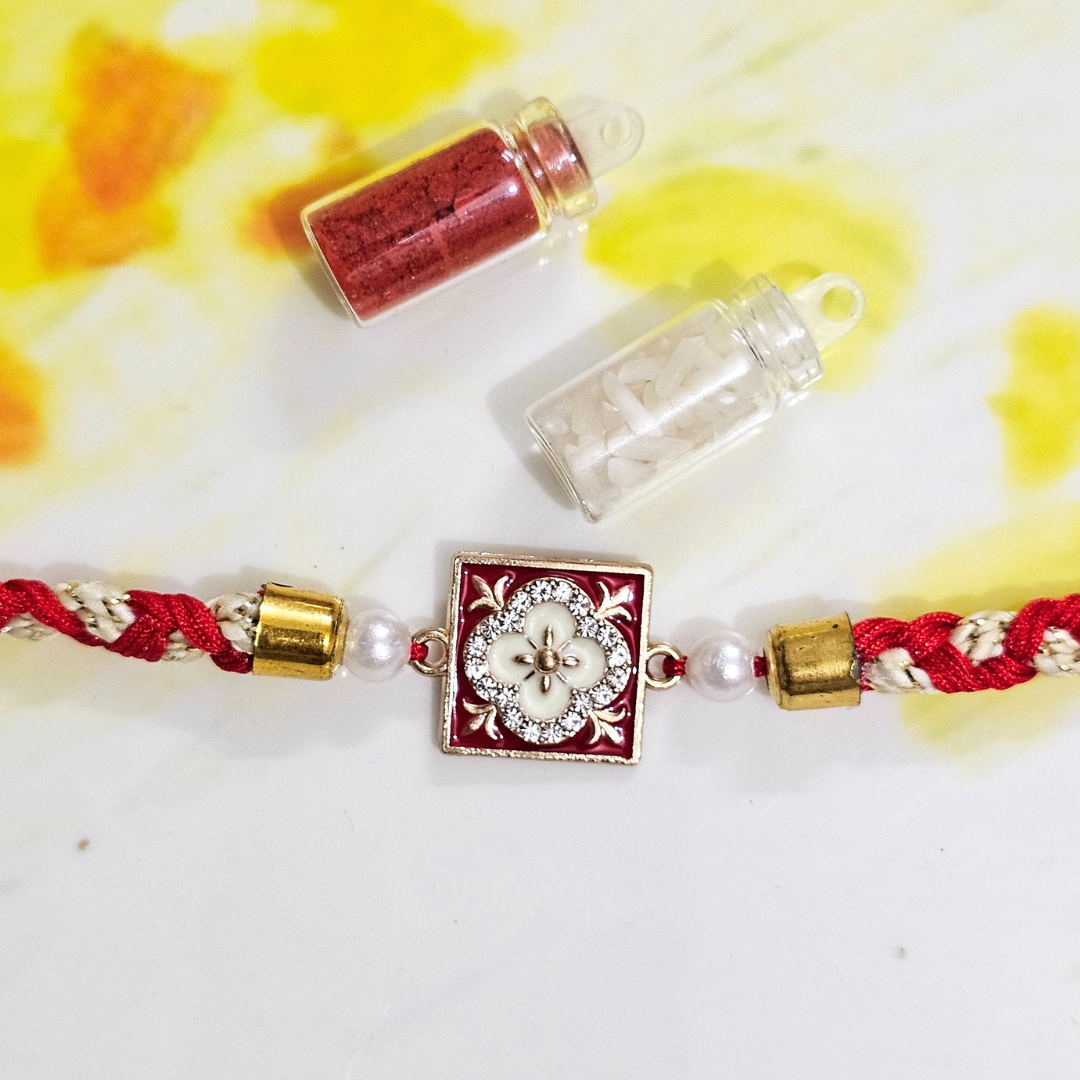 Square Colorful Bhai Rakhi