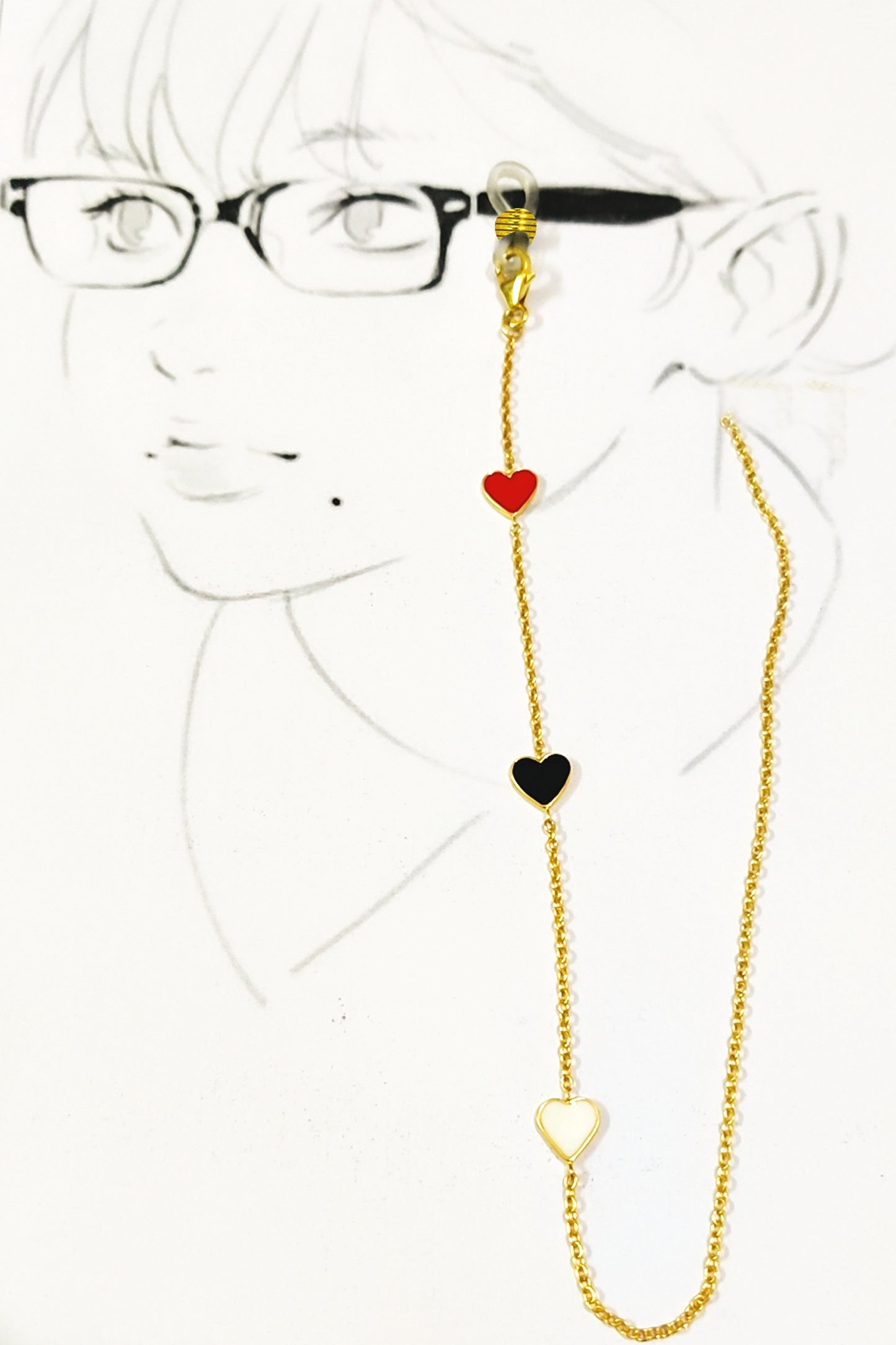 Hearts Sunglass Chain