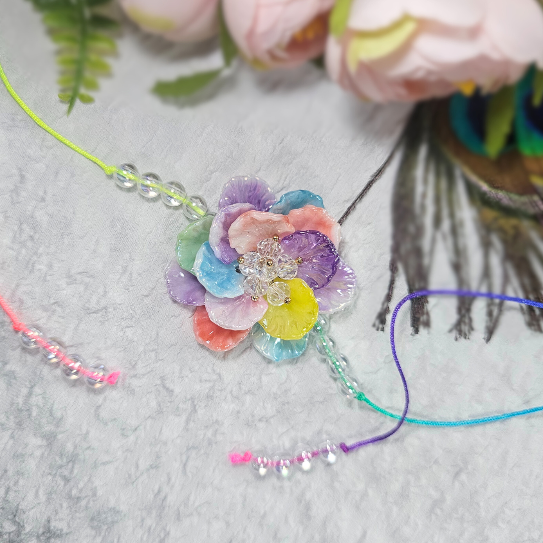 Colorful Floral Rakhi