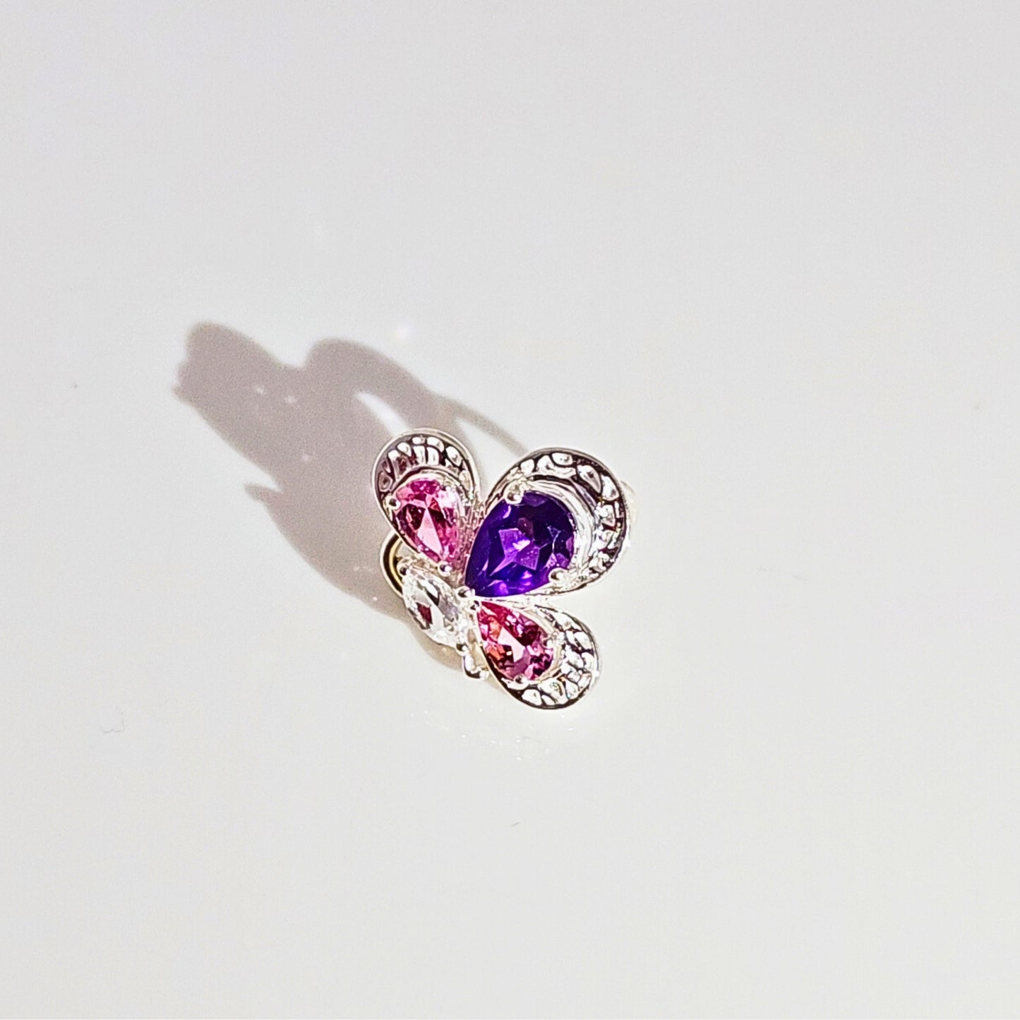Adorn the Wings Nose pin in 925 Silver (No Piercing)