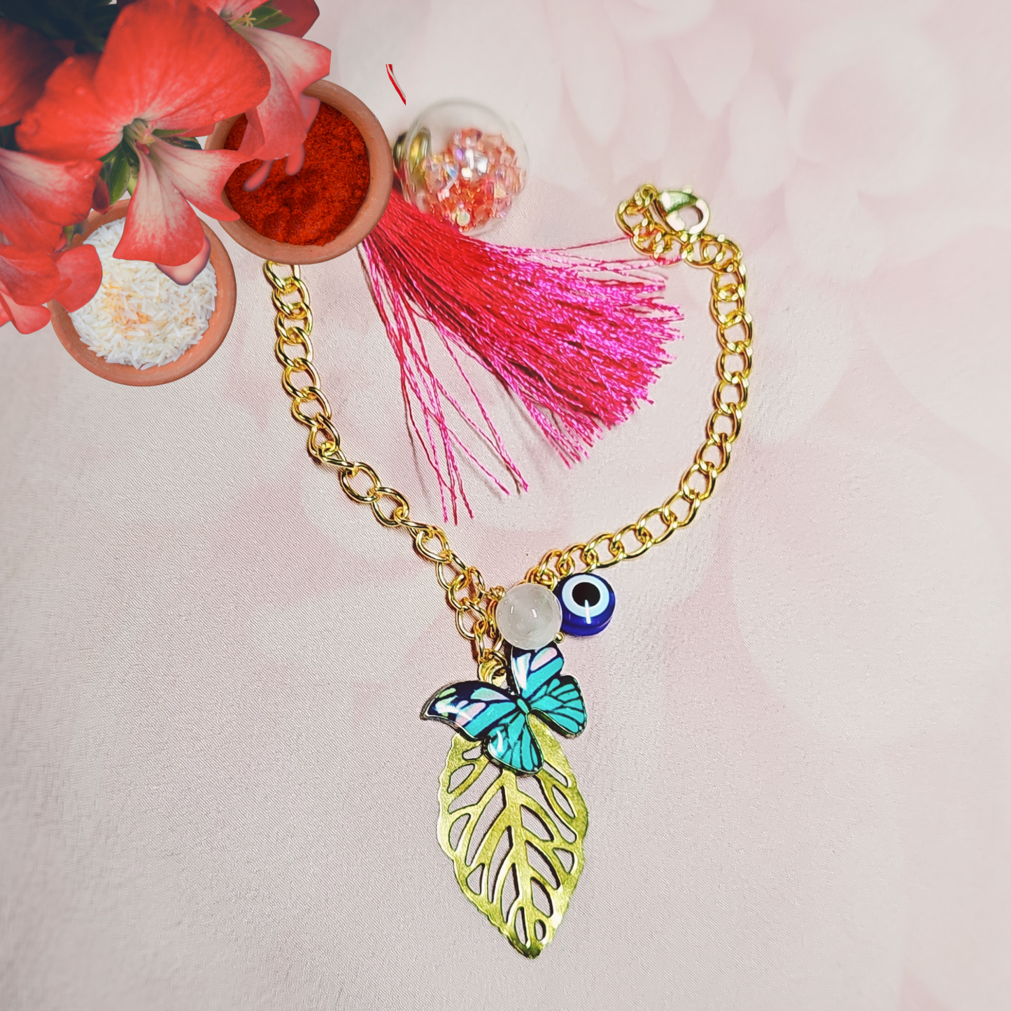 Butterfly Charm Bracelet