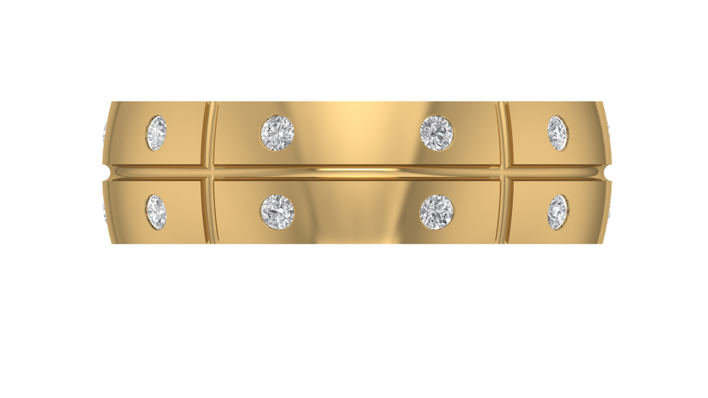 Double Shine Band Ring