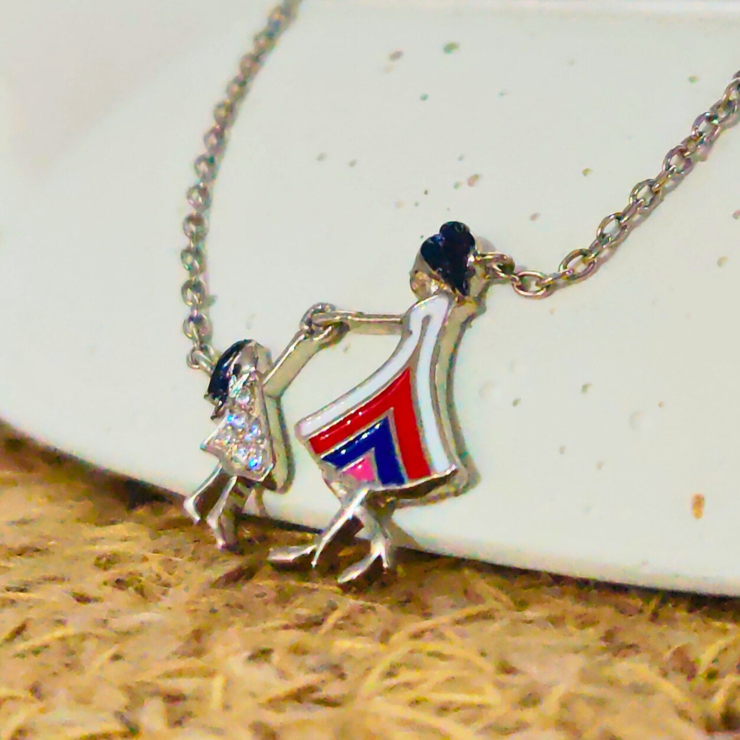 Dynamic Duo Mother Daughter Necklace Mother's Day Special