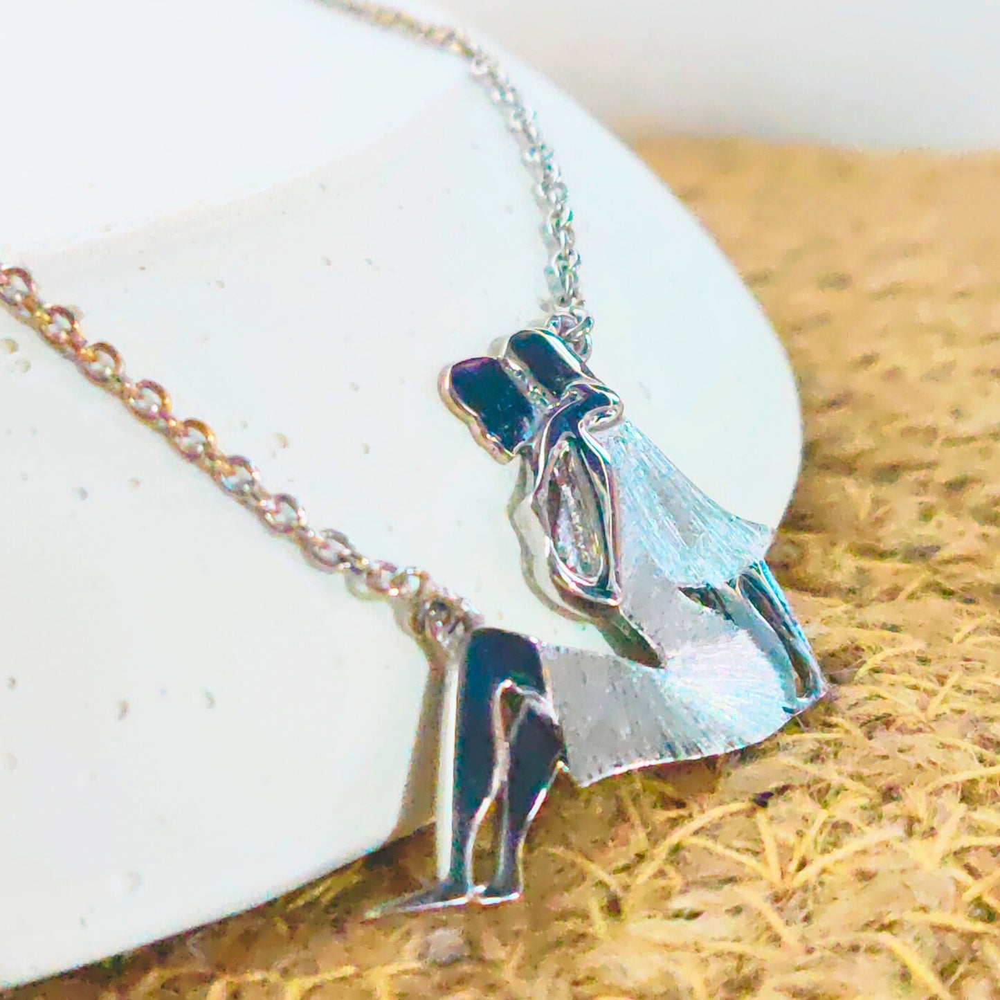 Mother Daughter Duo Textured Necklace Mother's Day Special