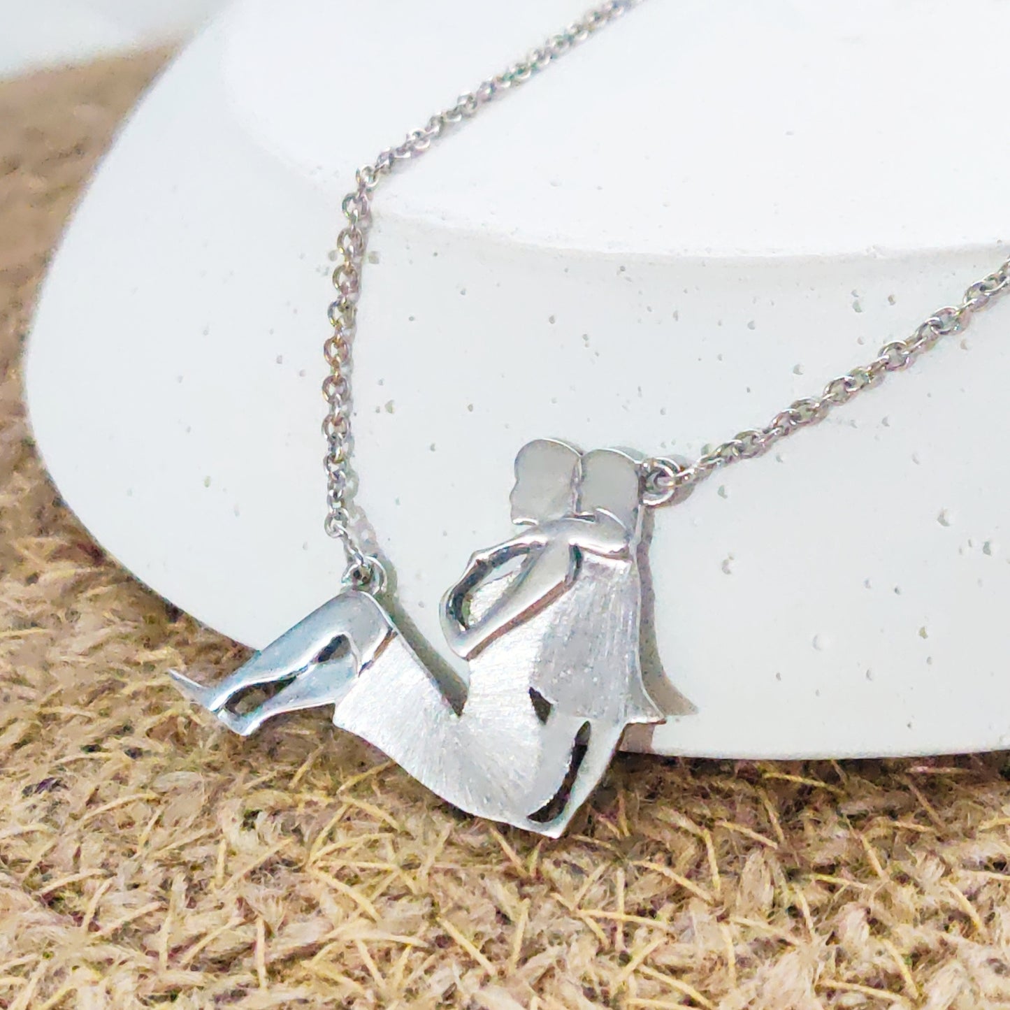 Mother Daughter Duo Textured Necklace Mother's Day Special
