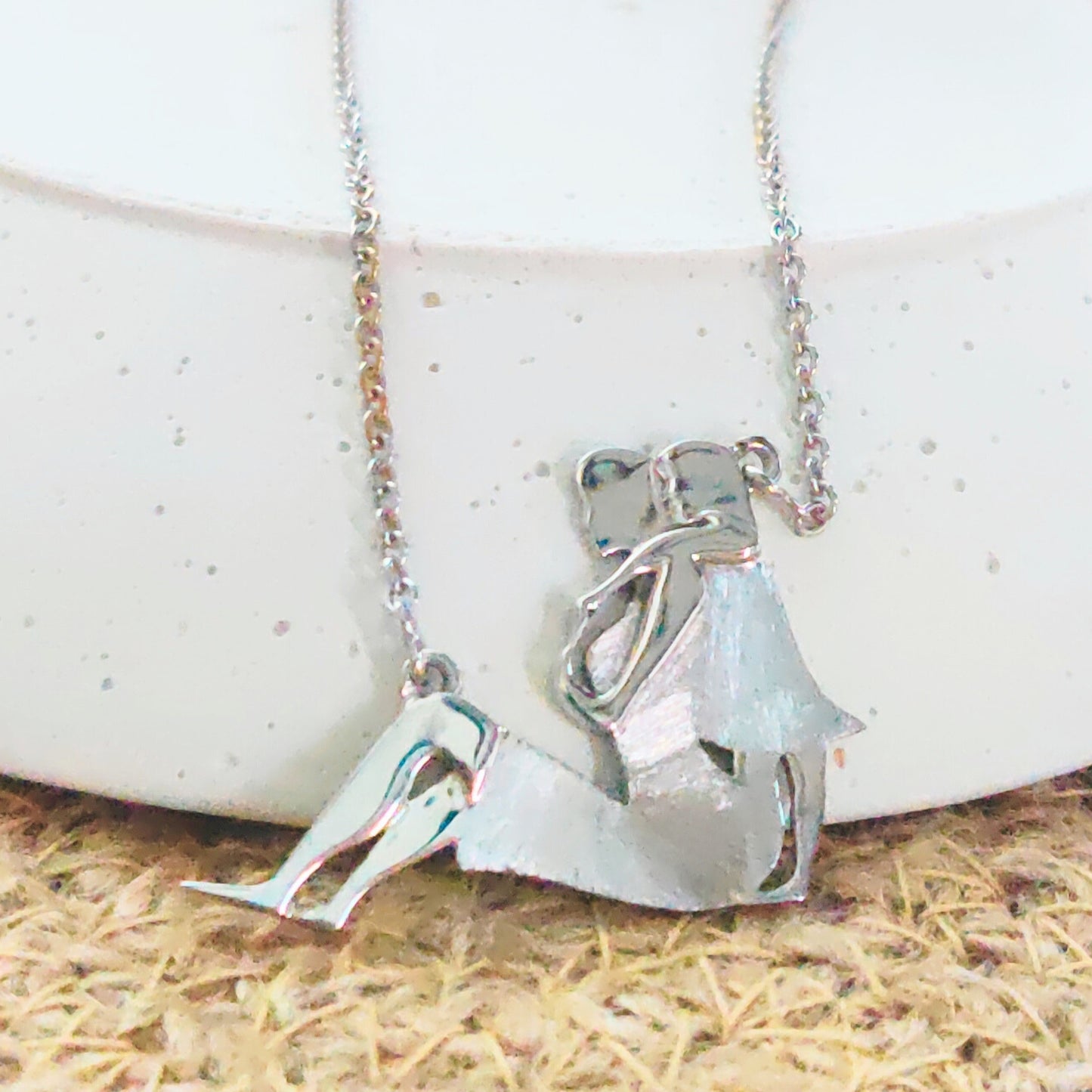 Mother Daughter Duo Textured Necklace Mother's Day Special
