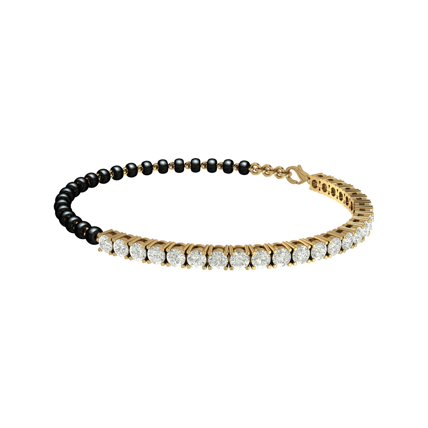 Tennis Mangalsutra Bracelet