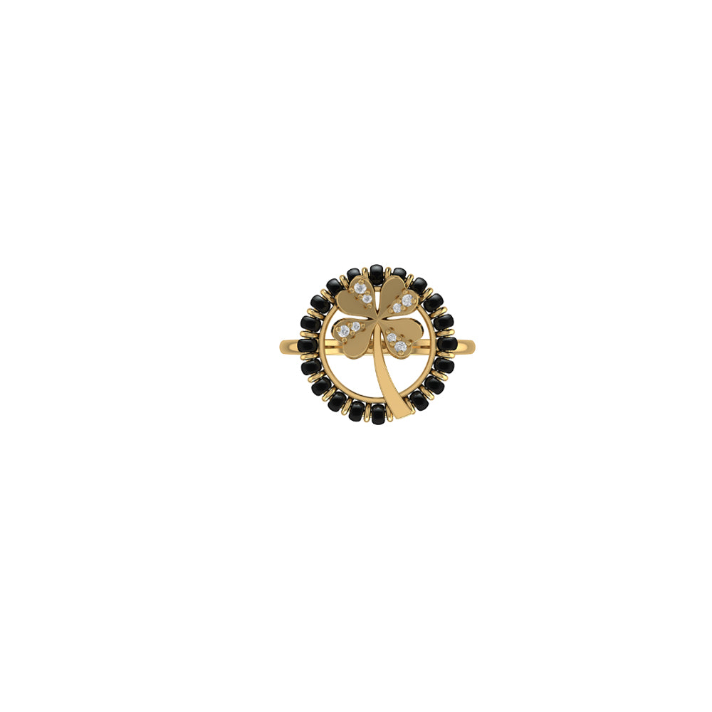 Clover Mangalsutra Ring