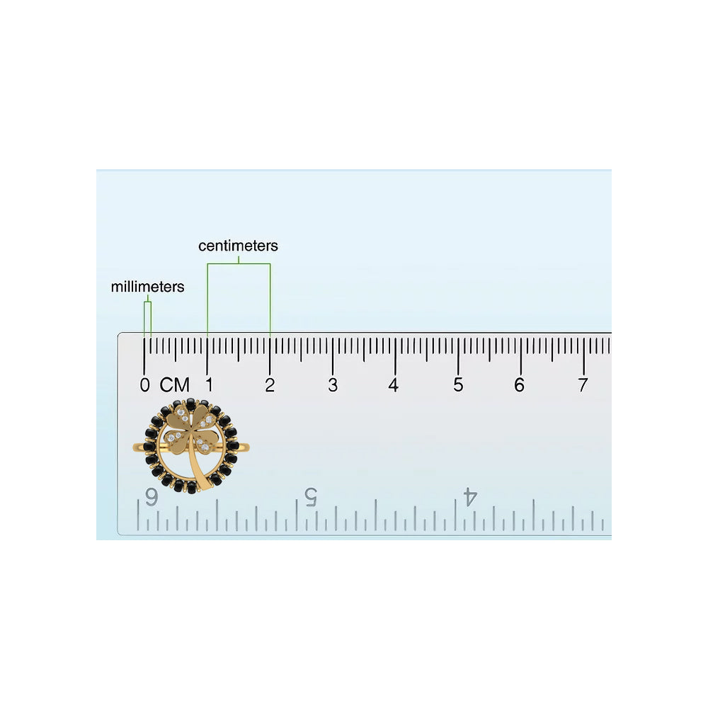 Clover Mangalsutra Ring