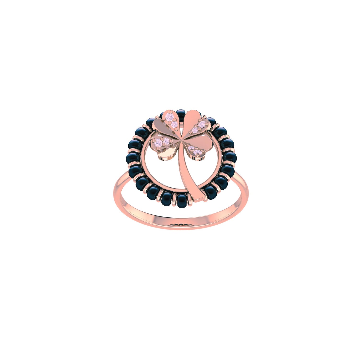 Clover Mangalsutra Ring