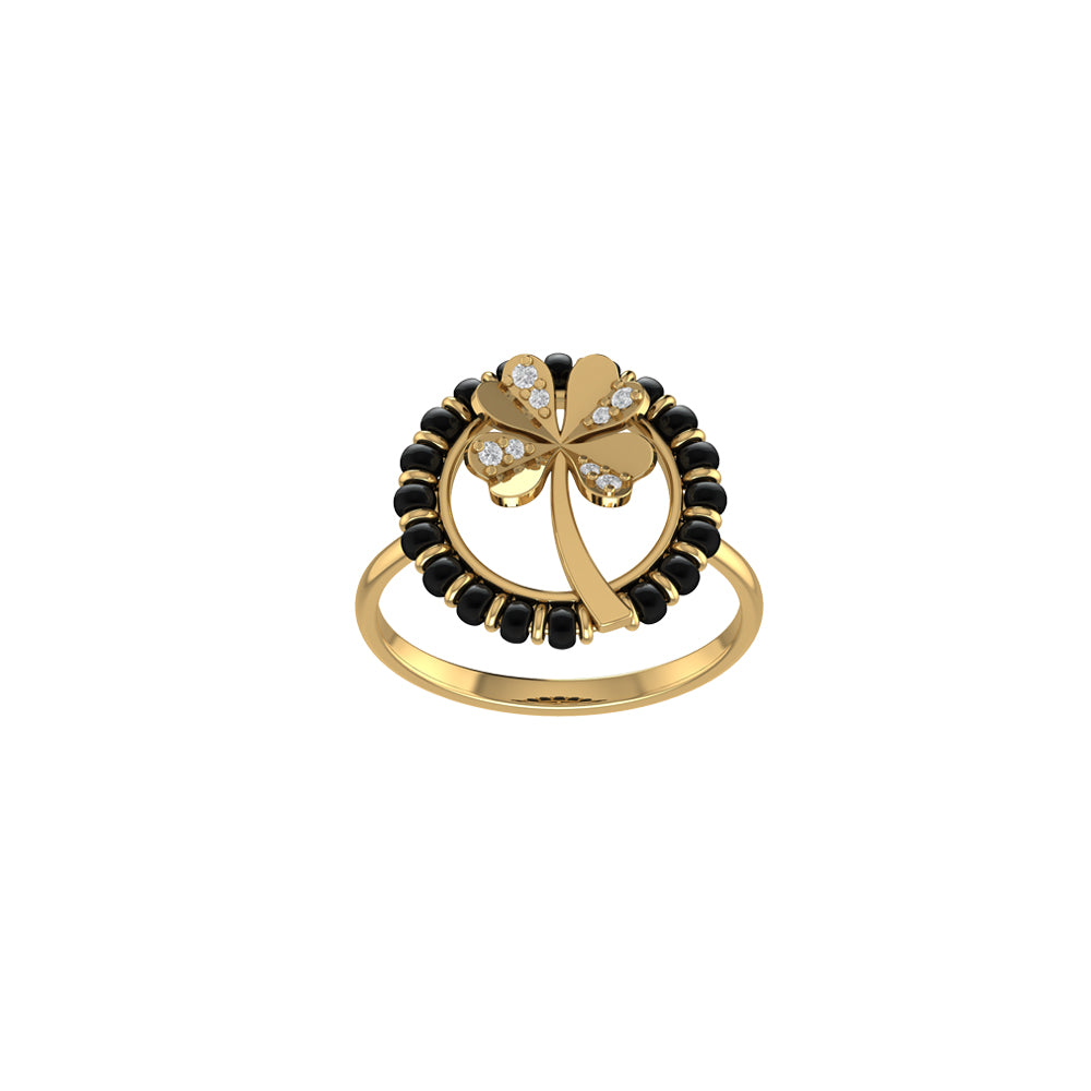 Clover Mangalsutra Ring
