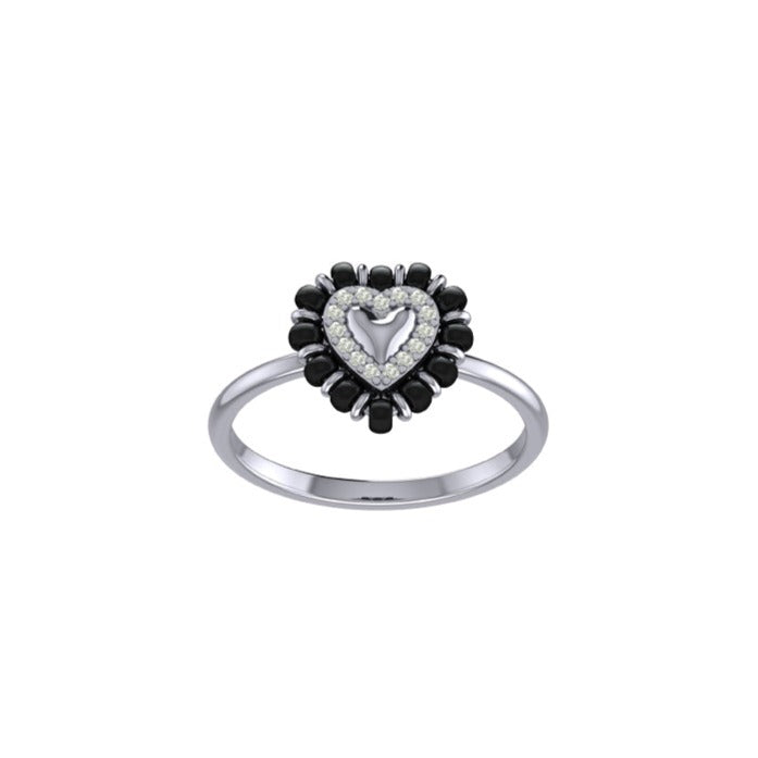 Shining Heart Mangalsutra Ring