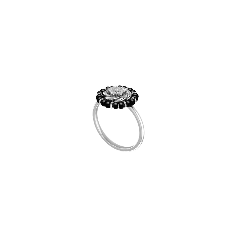 Rosette Mangalsutra Ring