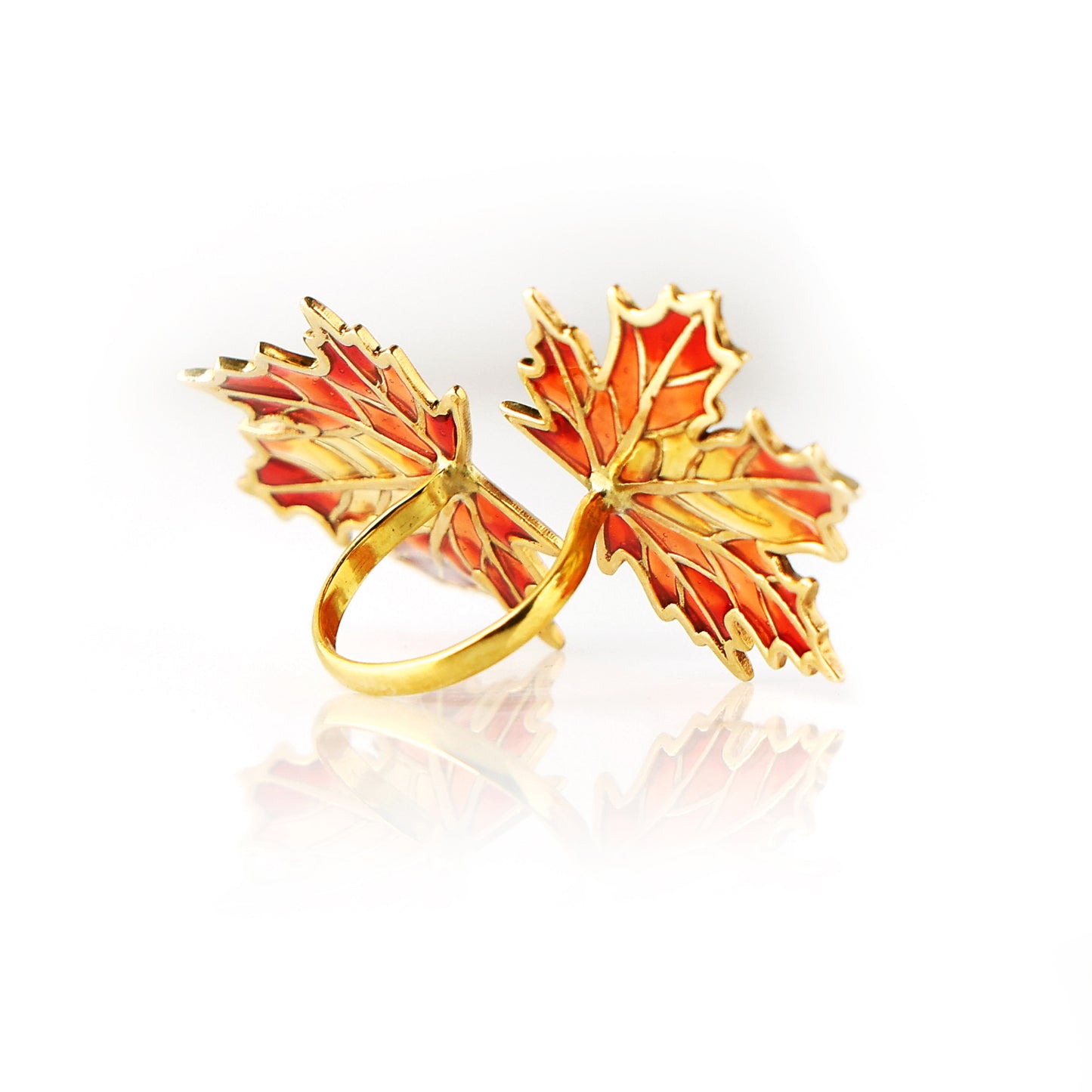 Maple Leaf Statement Ring