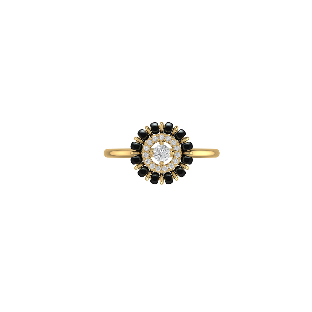 Circle Mangalsutra Ring