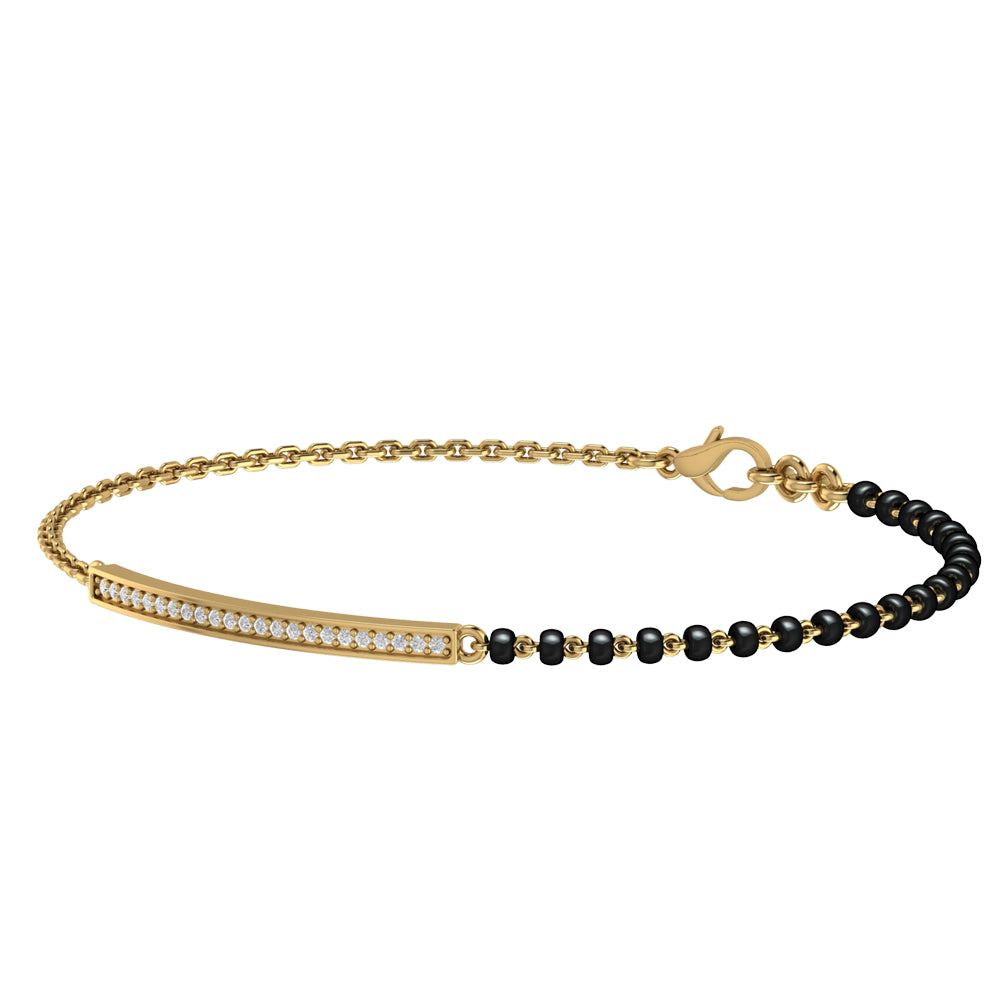 Bar Mangalsutra Bracelet