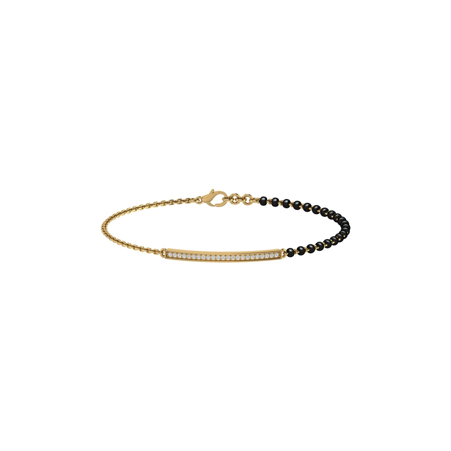Bar Mangalsutra Bracelet