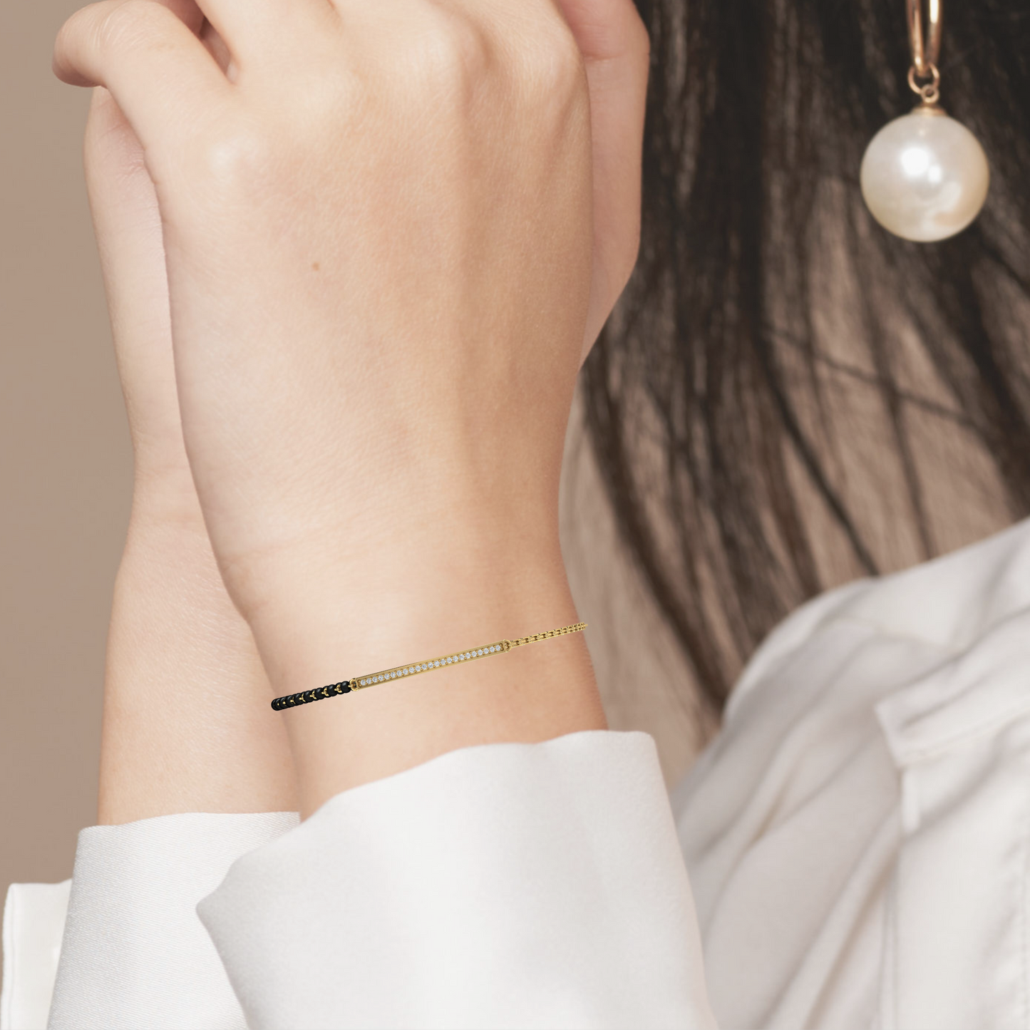 Bar Mangalsutra Bracelet