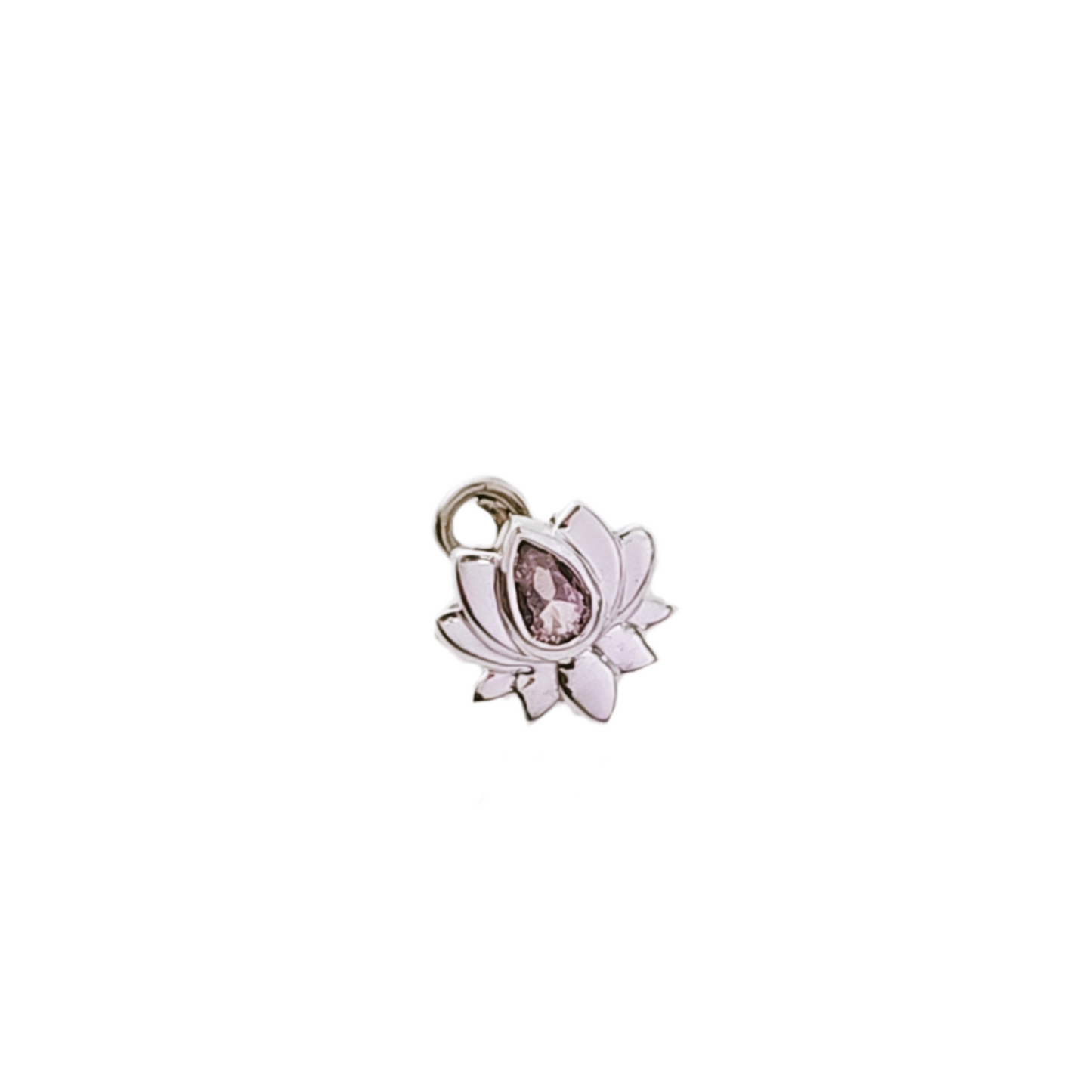 Lotus Nose Pin in 925 Silver (No Piercing)