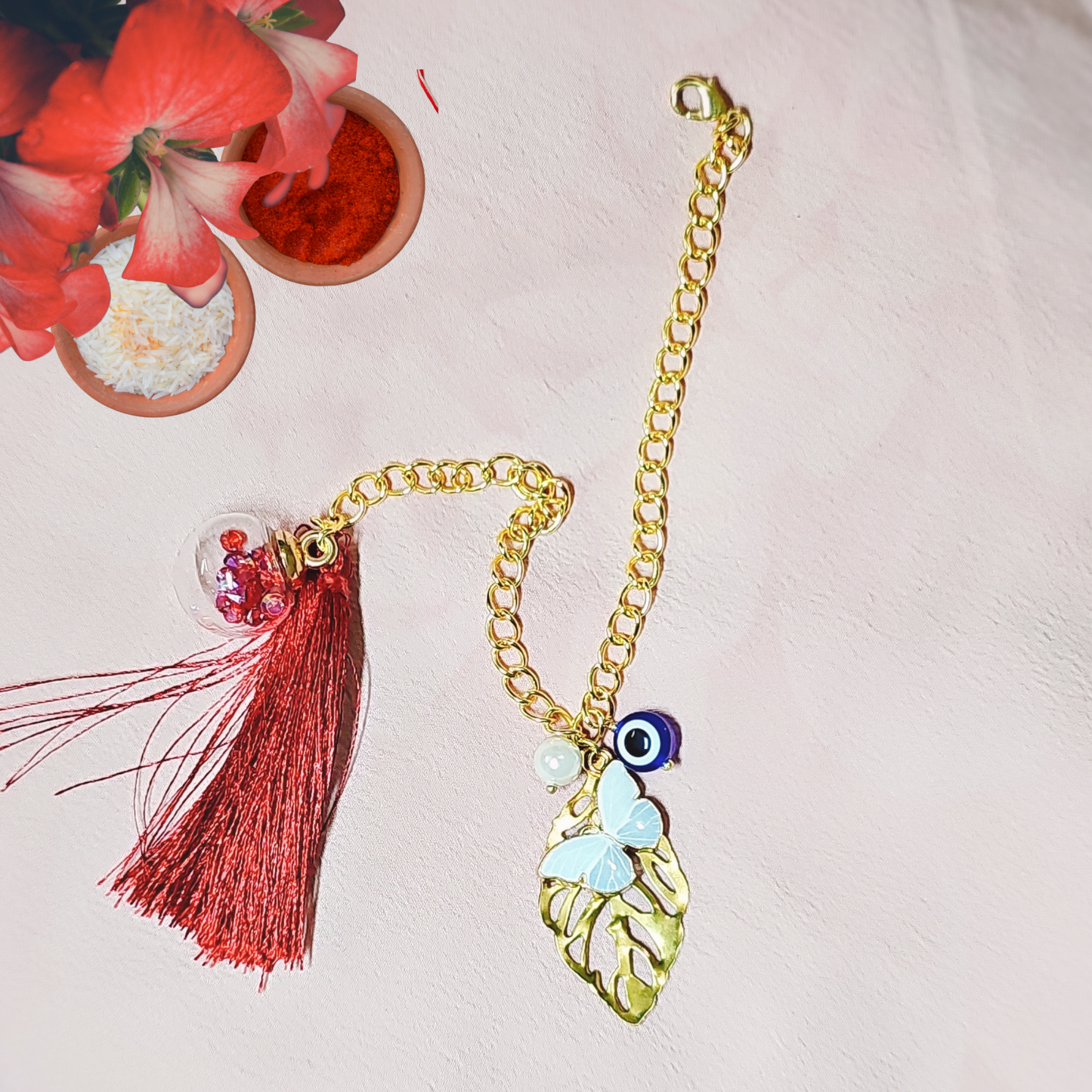 Butterfly Charm Bracelet