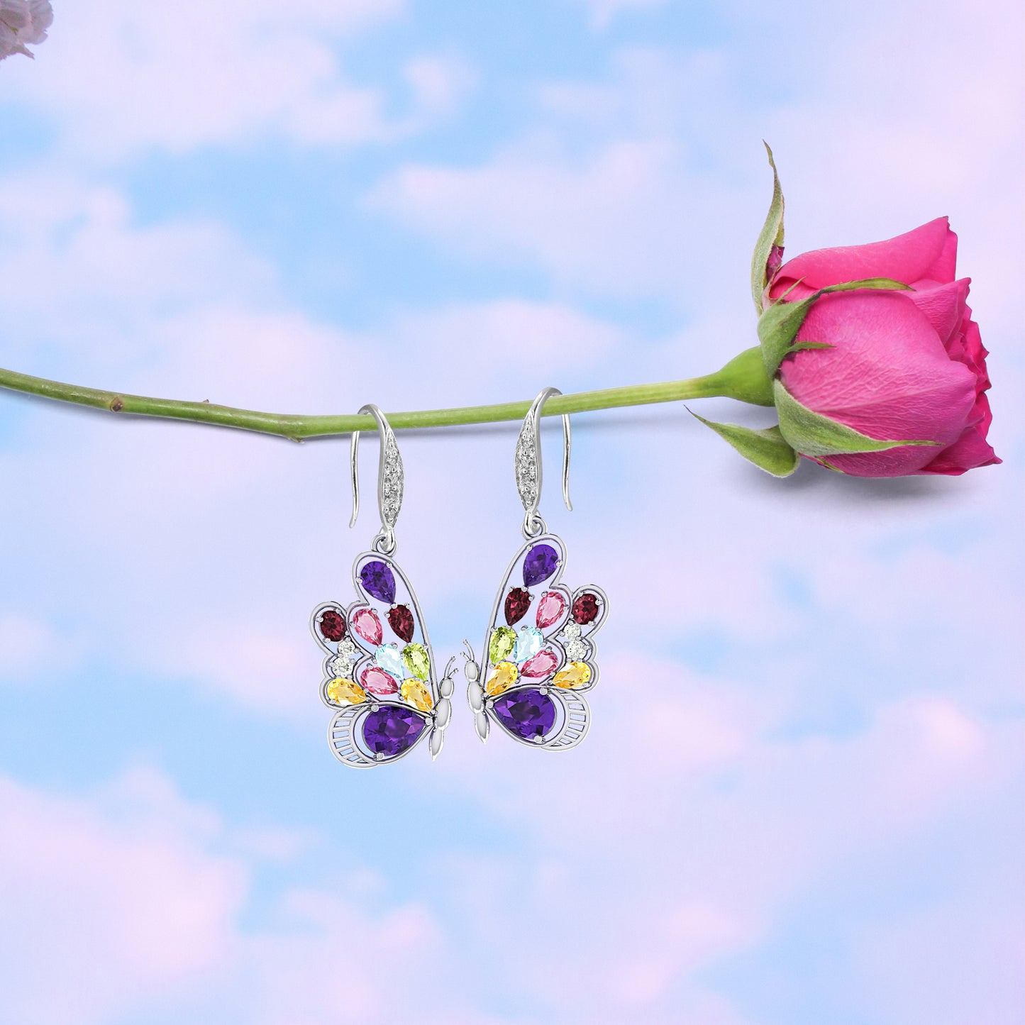 Striking Wings Butterfly Earrings