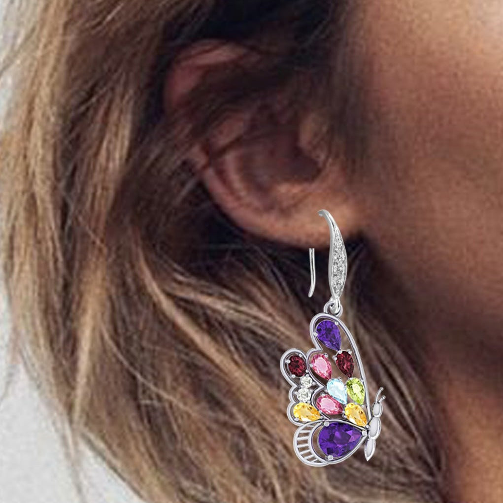 Striking Wings Butterfly Earrings