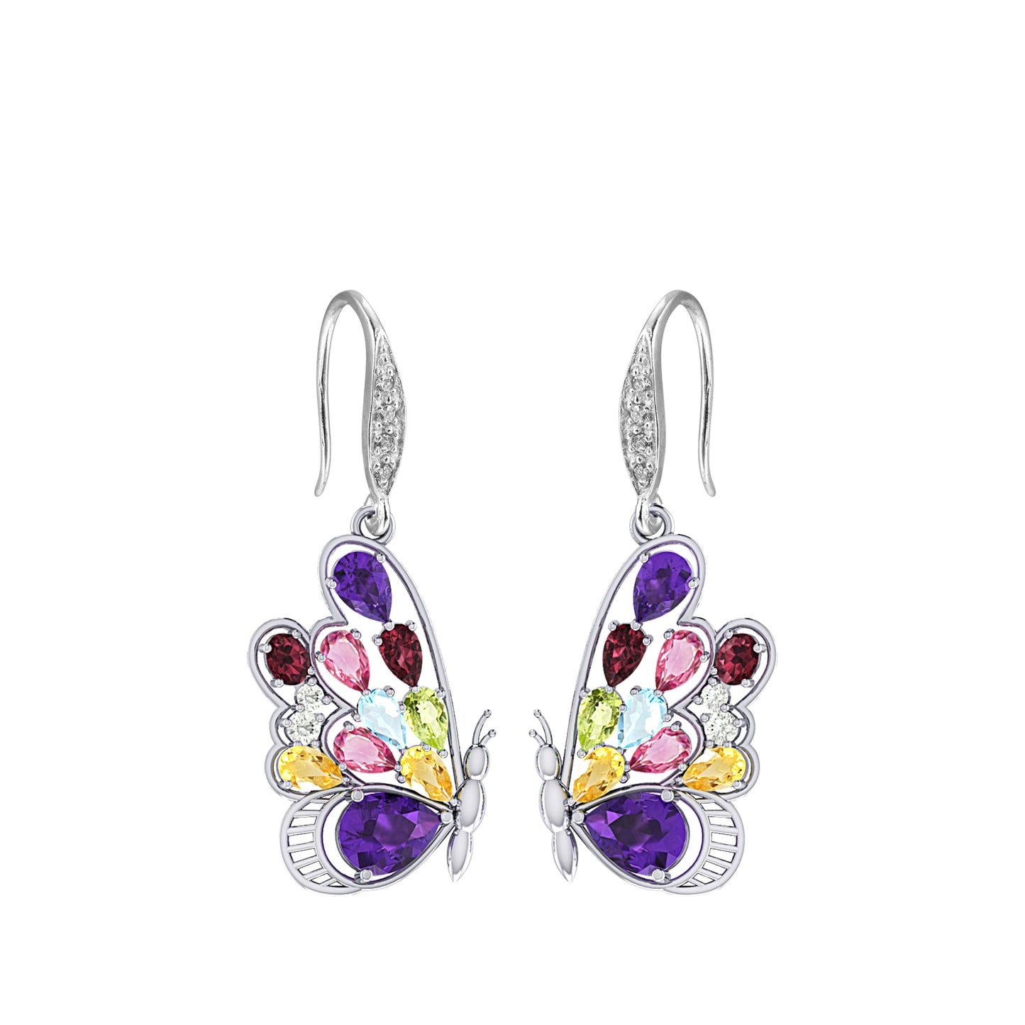 Striking Wings Butterfly Earrings