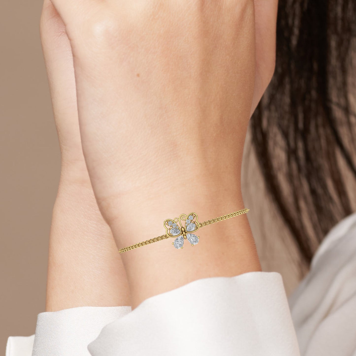 Magestic Butterfly Chain Bracelet