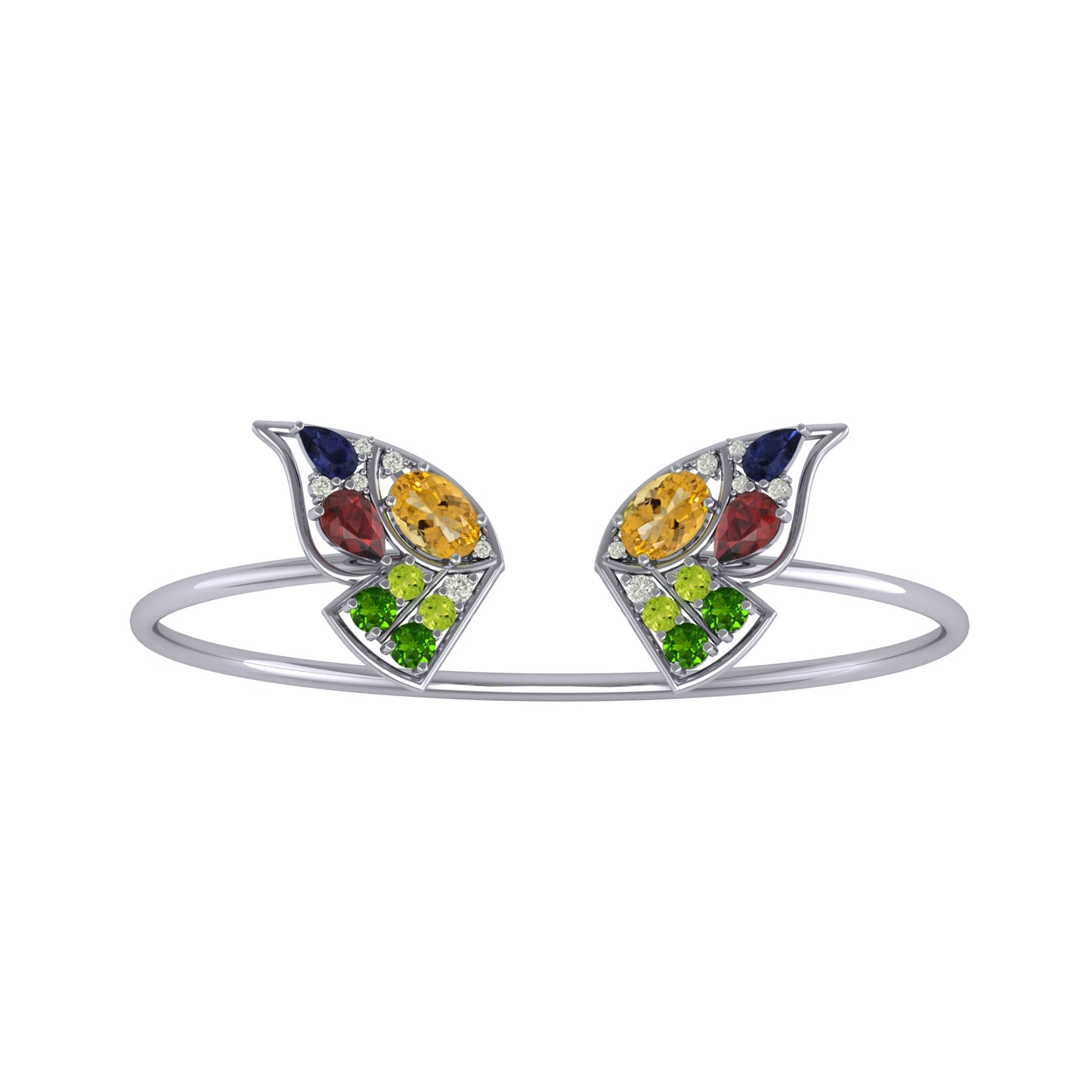 Radiant Butterfly Flexi Cuff Bracelet