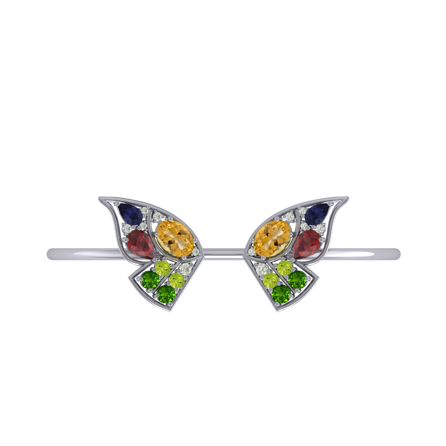Radiant Butterfly Flexi Cuff Bracelet