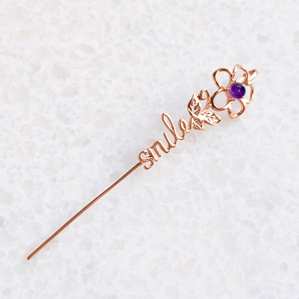 Rosy Smile Ear Climber