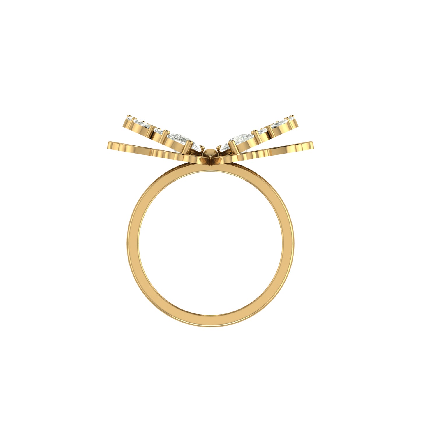 Flickering Lit Butterfly Ring