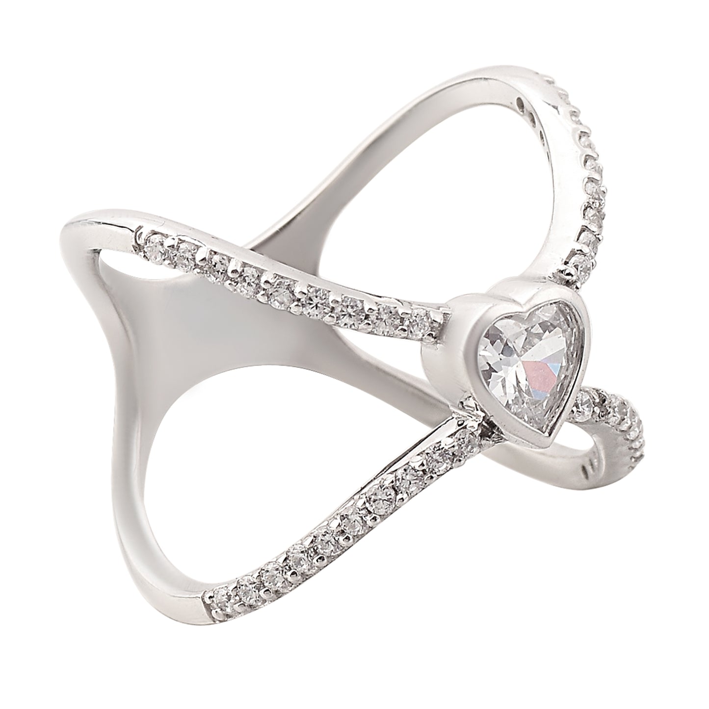 Paths of Love Criss Cross Ring