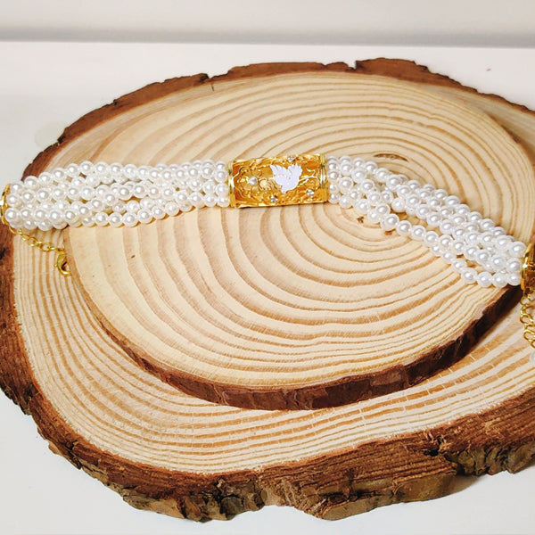 Life Of A Bird Rotating Pearl Ponchi Bracelet