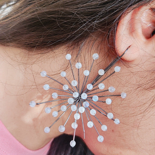 Let Go like a Dandelion Earring