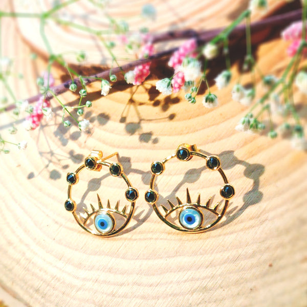 Evil Eye Cover Earrings